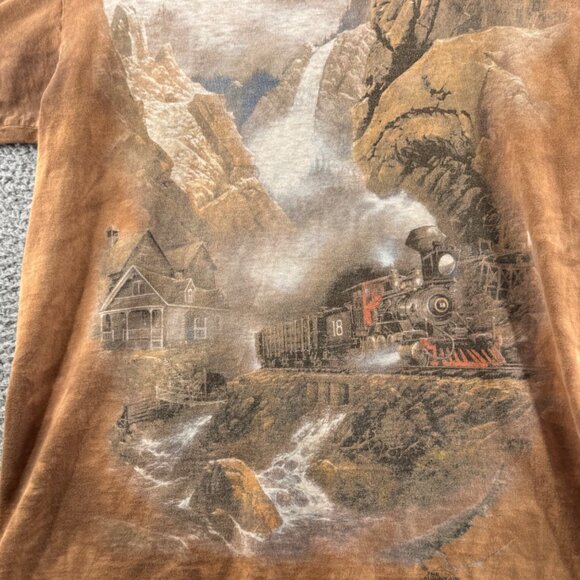The Mountain Train Scenic T-Shirt Size Medium - Picture 3 of 7